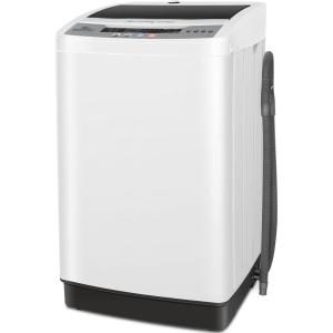 image:imageNictemaw Portable Washing Machine 20Lbs Capacity FullAutomatic Portable Washer 28Cuft Washer and Dryer Combo with Drain Pump LED Display 10 Programs amp 8 Water Levels for Apartments Dorms RvWhite