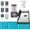 image:imageMeykey Electric Vegetable Cutter 250W Electric Vegetable and Fruit Grater Electric Cheese Grater 5 Blades Large Caliber Improved Electric Vegetable CutterL