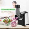 image:imageMeykey Electric Vegetable Cutter Electric Vegetable Cutter Electric Grater for Vegetables and Fruits Cheese Grater 5 Blades 150W LBlackSilver