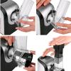image:imageMeykey Electric Vegetable Cutter Electric Vegetable Cutter Electric Grater for Vegetables and Fruits Cheese Grater 5 Blades 150W LBlackSilver