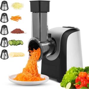 image:imageMEYKEY 150W Electric Vegetable Cutter 5 in 1 Multifunction Vegetable Chopper Slicer