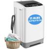 image:imageNictemaw Portable Washing Machine 178Lbs Portable Washer 24 Cuft Full Automatic Compact Laundry Washer with 10 Programs 8 Water Levels Builtin Drain Pump Energy Saving for Apartment Home RVsLight Grey